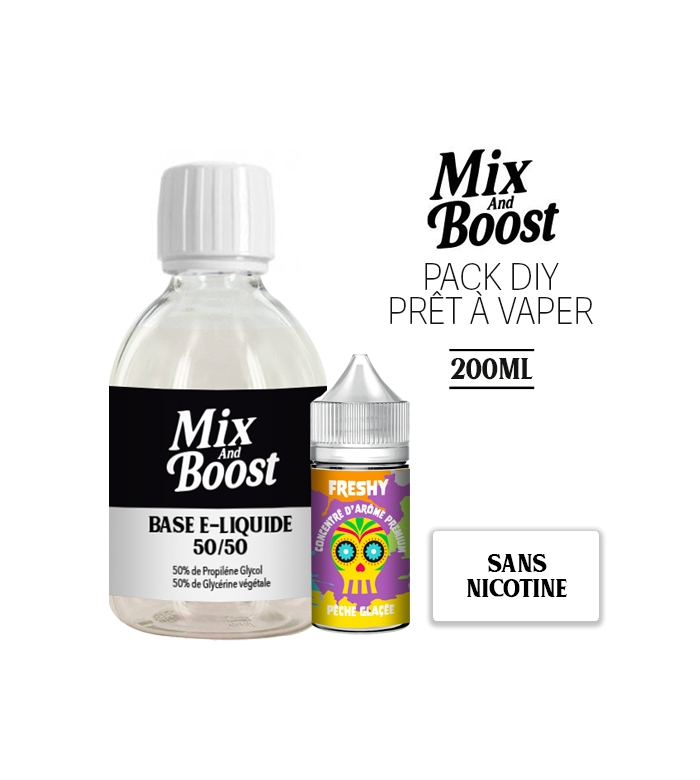 PACK DIY - PÊCHE GLACÉE  - FRESHY 200ML