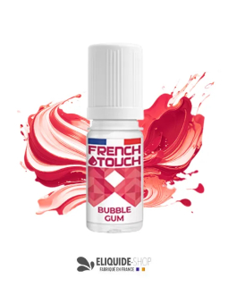 E-LIQUIDE  BUBBLE GUM - FRENCH TOUCH 10ML