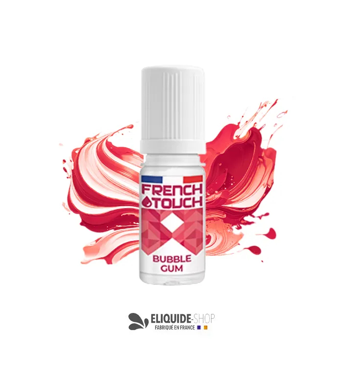 E-LIQUIDE  BUBBLE GUM - FRENCH TOUCH 10ML