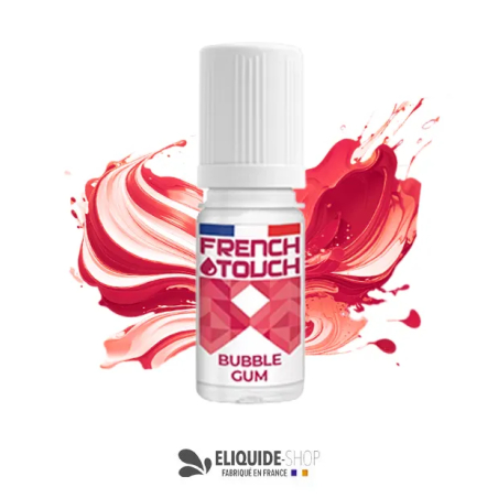 E-LIQUIDE  BUBBLE GUM - FRENCH TOUCH 10ML