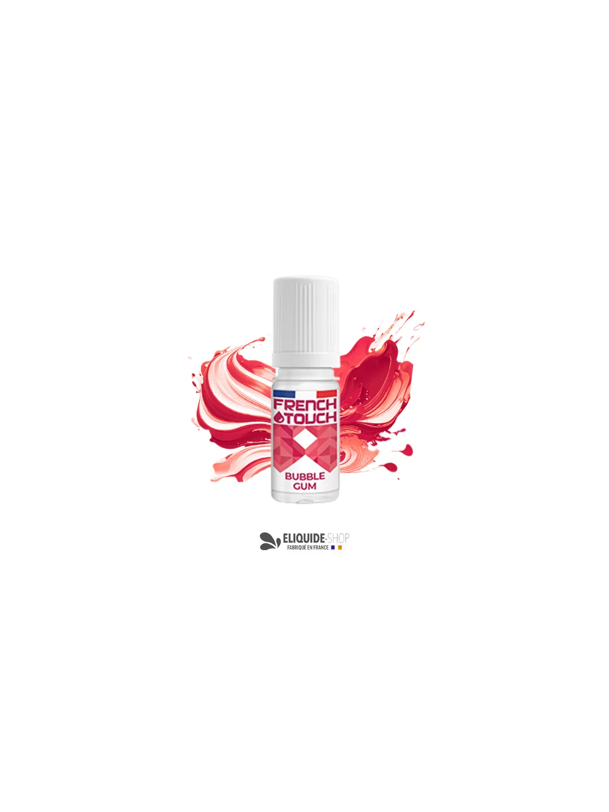 E-LIQUIDE  BUBBLE GUM - FRENCH TOUCH 10ML