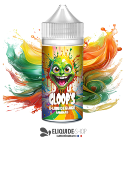 E-liquide pas cher GLOOP’S Ananas Glacé 100ml – saveur fruitée et givrée