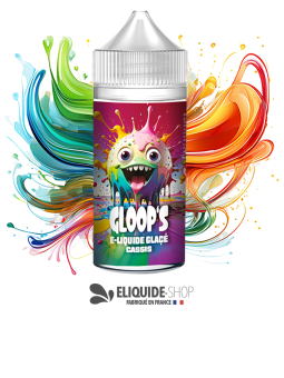 E-liquide pas cher GLOOP’S Cassis Glacé 100ml – arôme cassis intense et frais