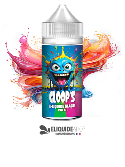 E-liquide pas cher GLOOP’S Cola Glacé 100ml – soda frais et pétillant