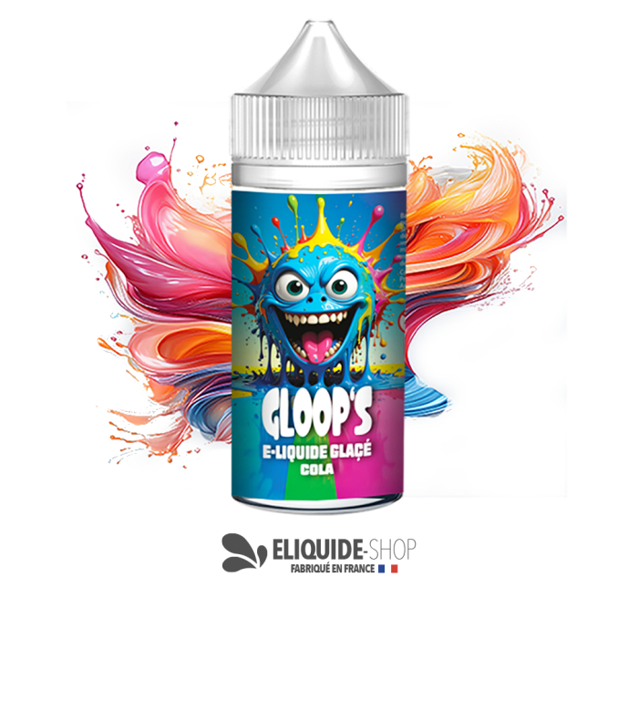 E-liquide pas cher GLOOP’S Cola Glacé 100ml – soda frais et pétillant
