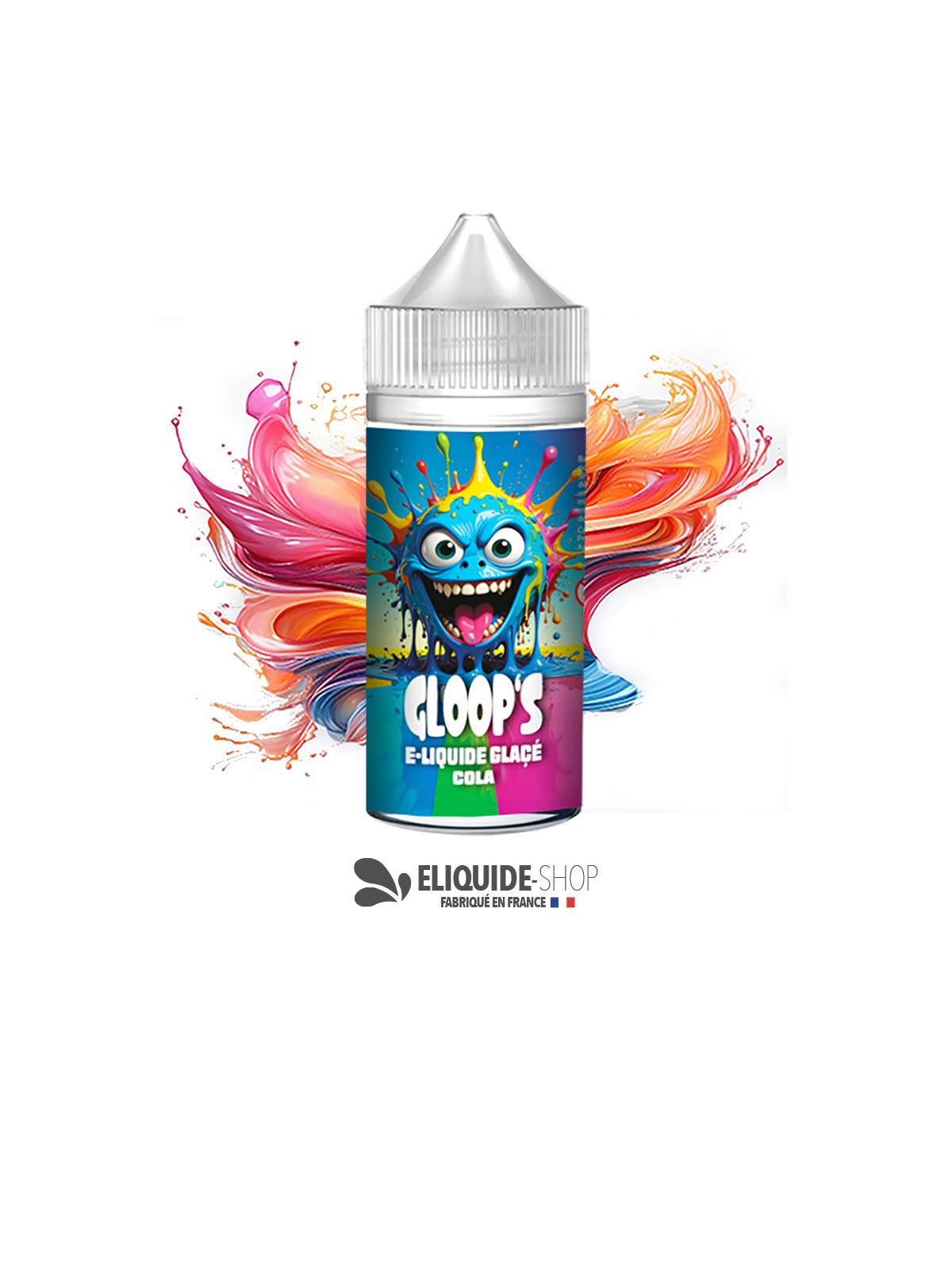 E-liquide pas cher GLOOP’S Cola Glacé 100ml – soda frais et pétillant