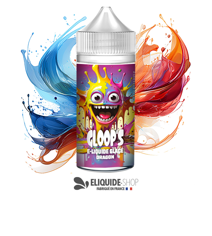 E-liquide pas cher GLOOP’S Dragon Glacé 100ml – fruit du dragon givré