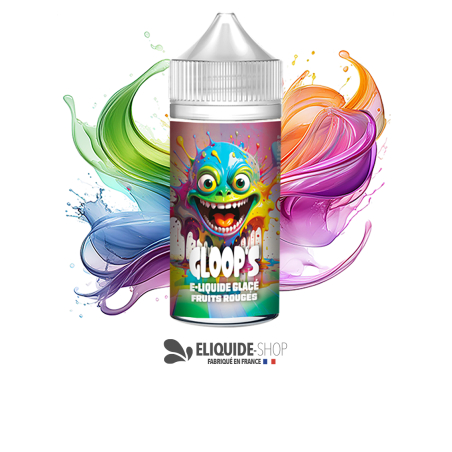 E-liquide pas cher GLOOP’S Fruits Rouges Glacé 100ml – mélange fruité et frais