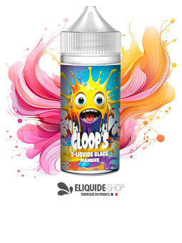 E-liquide pas cher GLOOP’S Mangue Glacée 100ml – saveur exotique et fraîche