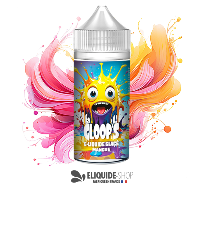 E-liquide pas cher GLOOP’S Mangue Glacée 100ml – saveur exotique et fraîche