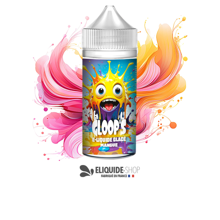 E-liquide pas cher GLOOP’S Mangue Glacée 100ml – saveur exotique et fraîche