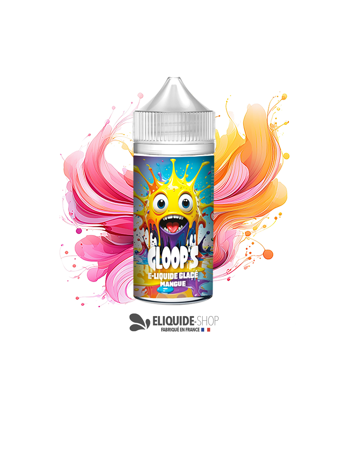E-liquide pas cher GLOOP’S Mangue Glacée 100ml – saveur exotique et fraîche