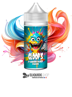 E-liquide pas cher GLOOP’S Pomme Glacée 100ml – pomme verte et fraîcheur givrée
