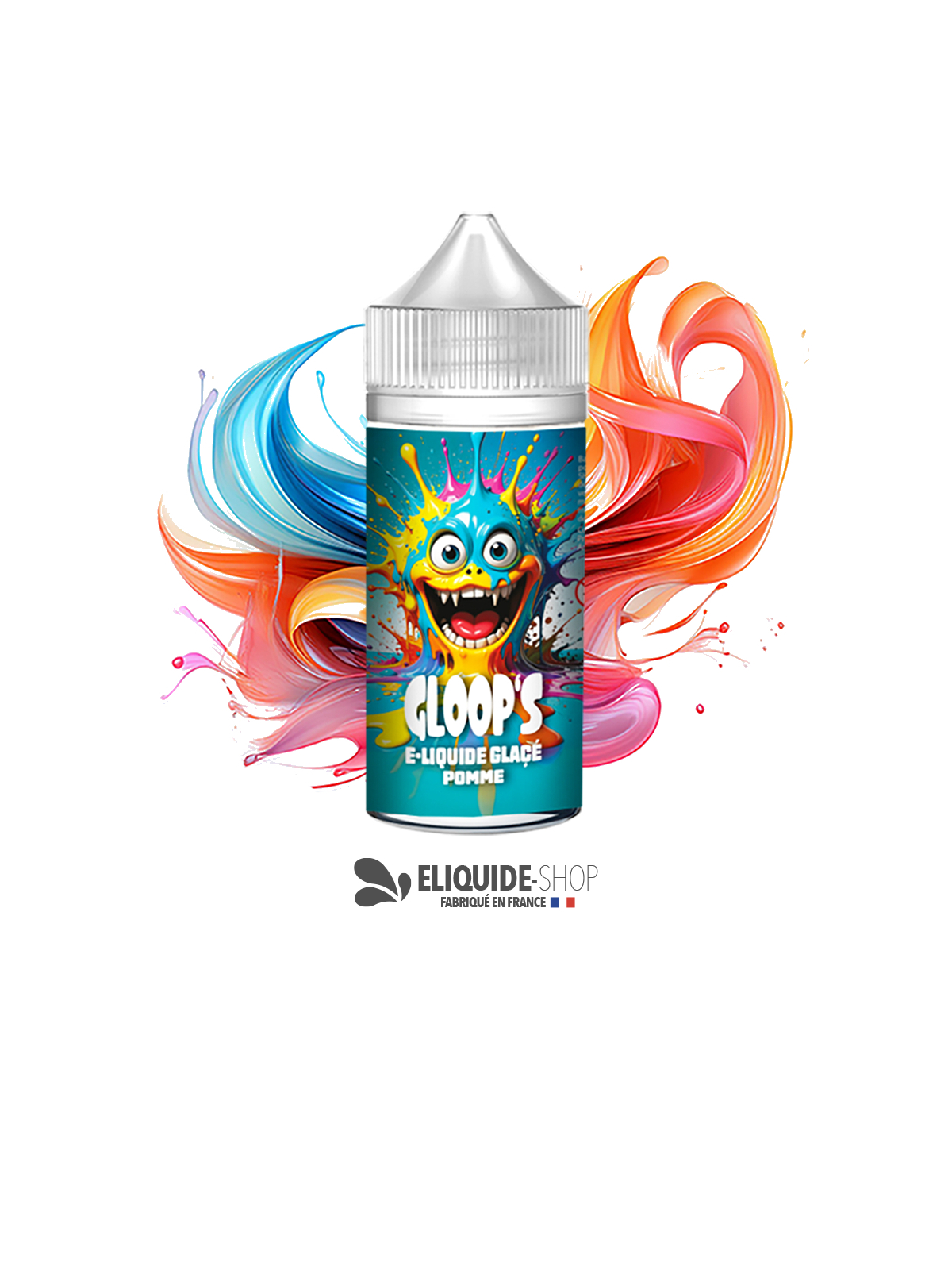 E-liquide pas cher GLOOP’S Pomme Glacée 100ml – pomme verte et fraîcheur givrée