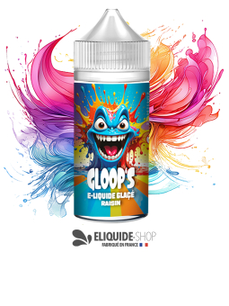 E-liquide pas cher GLOOP’S Raisin Glacé 100ml – raisin sucré et frais