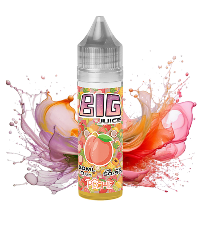 E-LIQUIDE 50ML PÊCHE - BIG-JUICE