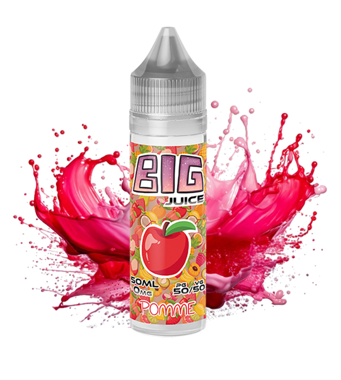 E-LIQUIDE 50ML POMME - BIG-JUICE
