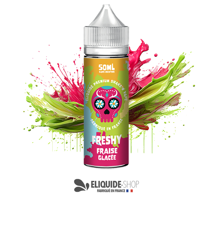 E-liquide FRAISE GLACÉ 50ML  – FRESHY meilleur prix