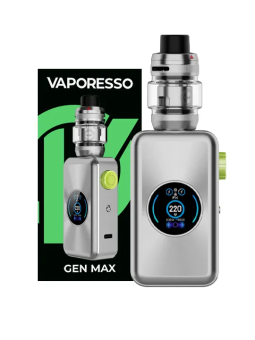 KIT GEN MAX 220W - VAPORESSO - Arctic Silver