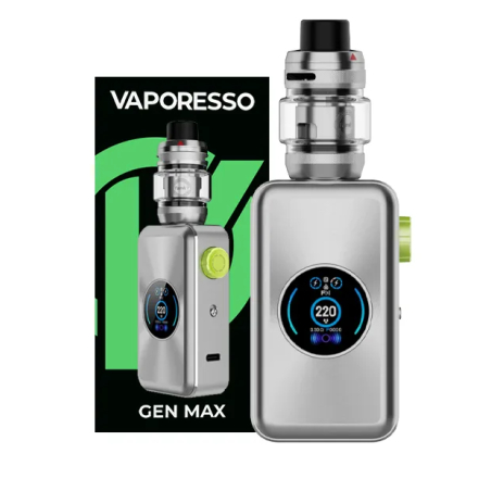 KIT GEN MAX 220W - VAPORESSO - Arctic Silver