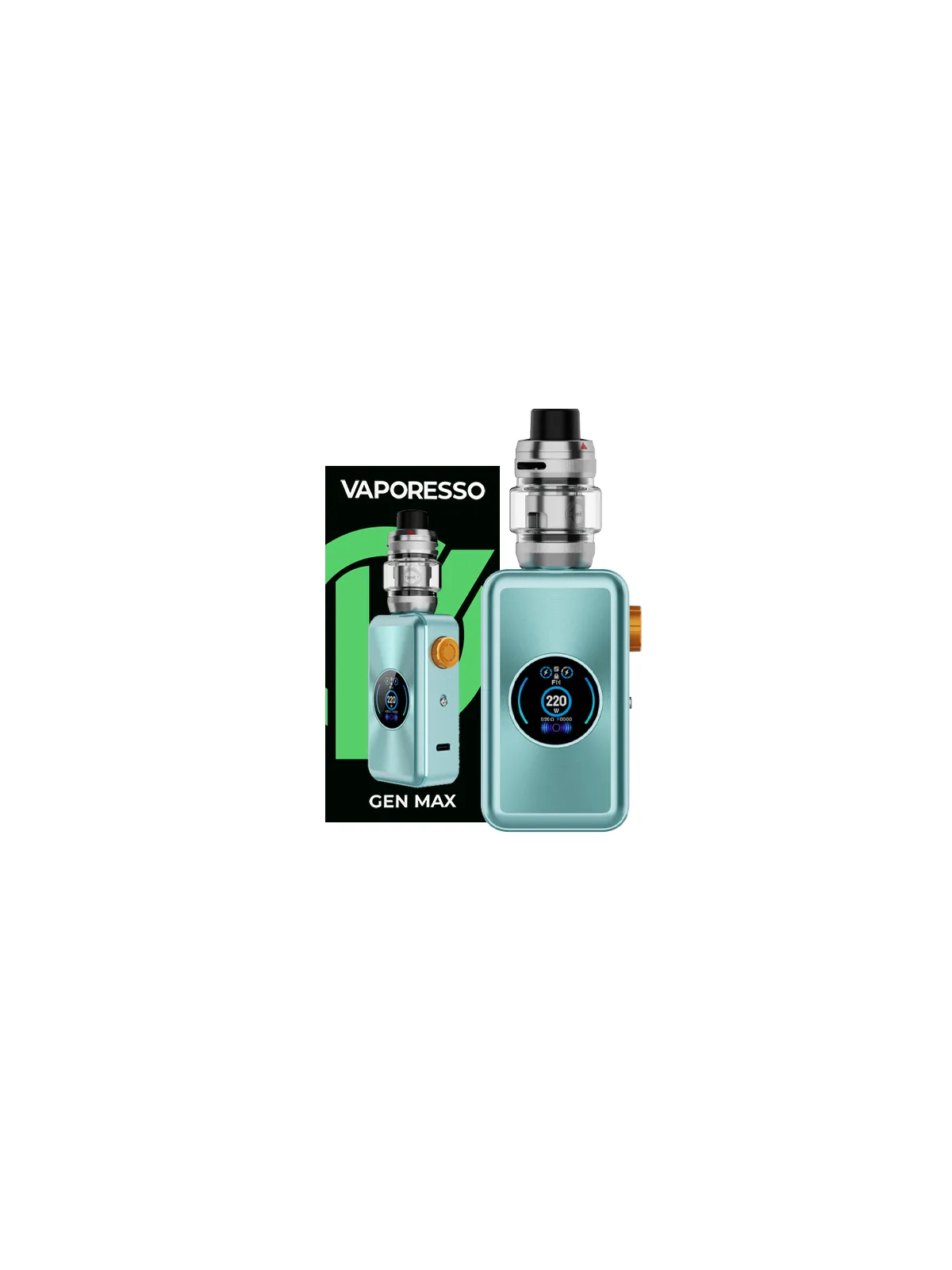 KIT GEN MAX 220W - VAPORESSO - Ice Blue