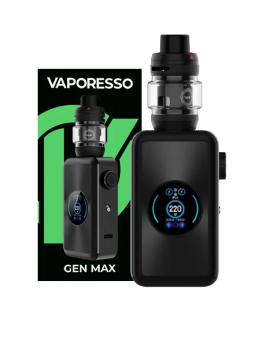 KIT GEN MAX 220W - VAPORESSO - Dark Black