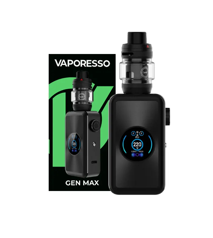 KIT GEN MAX 220W - VAPORESSO - Dark Black