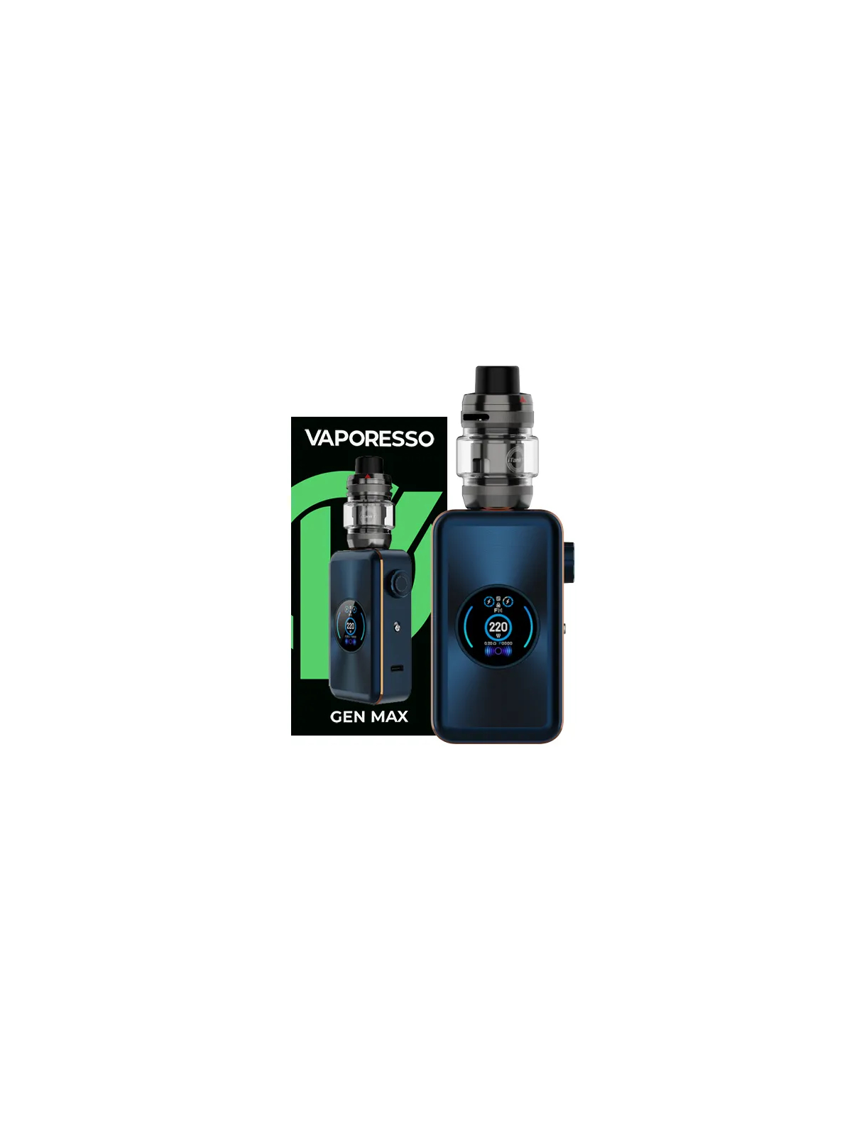 KIT GEN MAX 220W - VAPORESSO - Storm Blue