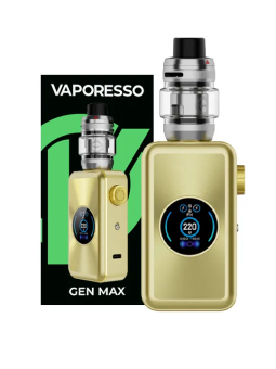 KIT GEN MAX 220W - VAPORESSO - Platinium Gold