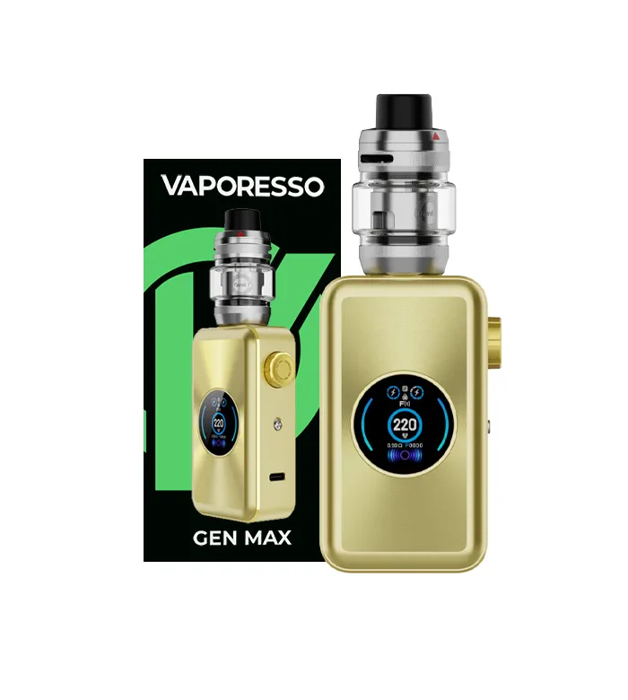 KIT GEN MAX 220W - VAPORESSO - Platinium Gold