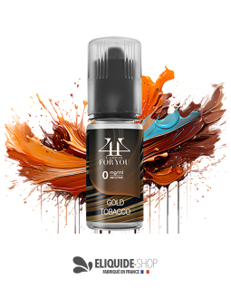 E-LIQUIDE 10 ML GOLD TOBACCO 4YOU