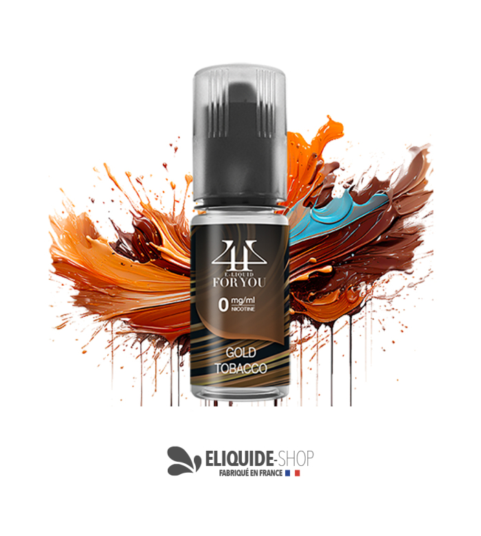 E-LIQUIDE 10 ML GOLD TOBACCO 4YOU