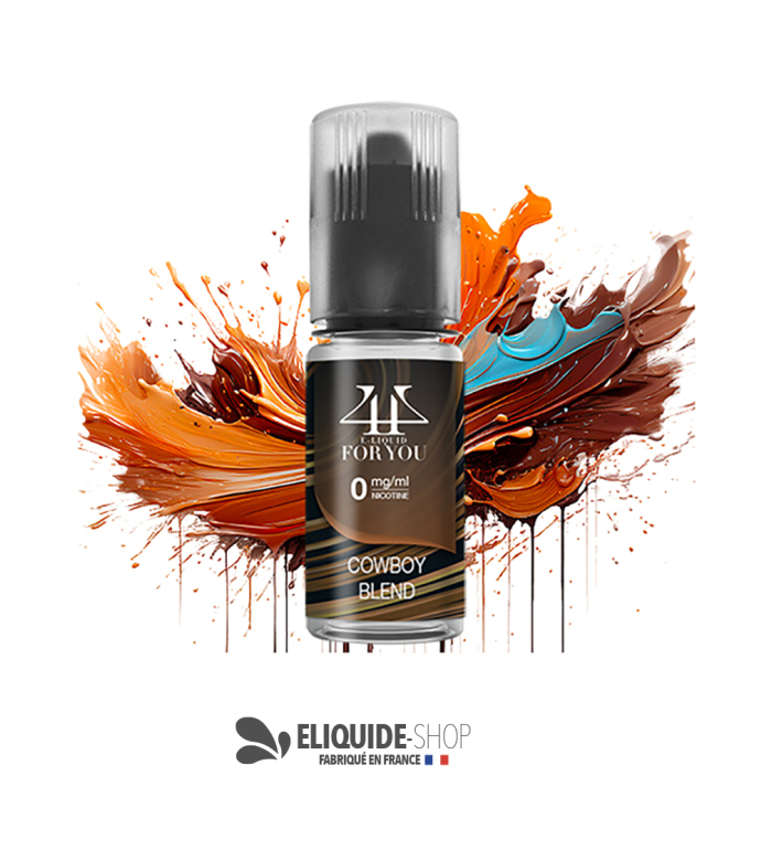 E-liquide Cowboy Blend 4YOU 10 ml tabac corsé style western liquide vapoteuse pas cher