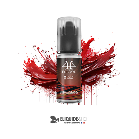 E-liquide Fraise Strawberry 4YOU 10 ml goût fruit rouge sucré e-liquide pas cher