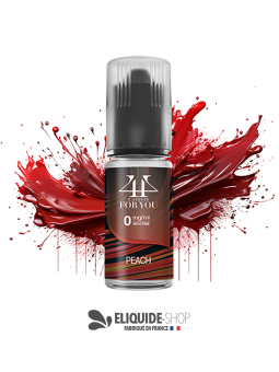 E-liquide Pêche Peach 4YOU 10 ml fruit gourmand et juteux vapoteuse pas cher