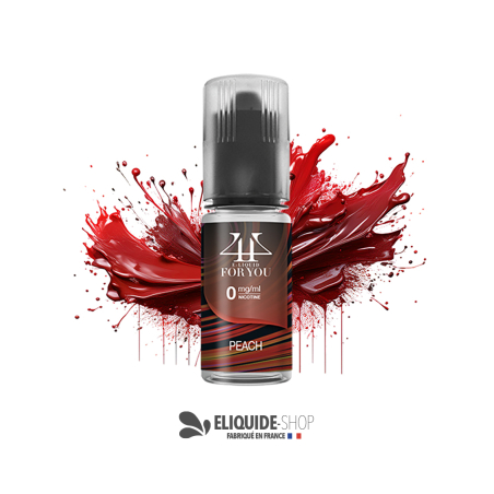 E-liquide Pêche Peach 4YOU 10 ml fruit gourmand et juteux vapoteuse pas cher