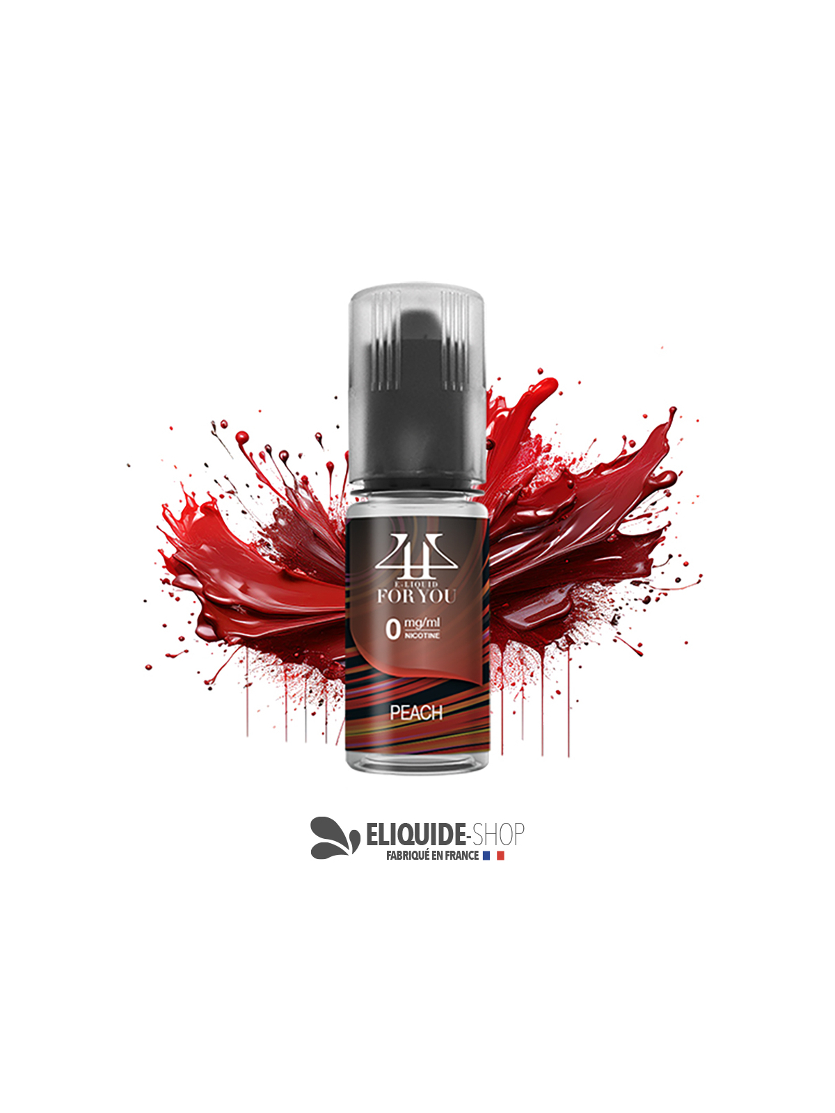 E-liquide Pêche Peach 4YOU 10 ml fruit gourmand et juteux vapoteuse pas cher