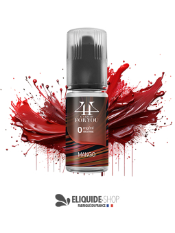 E-liquide Mangue Mango 4YOU 10 ml mangue sucrée et fondante pas cher pour e-cigarette