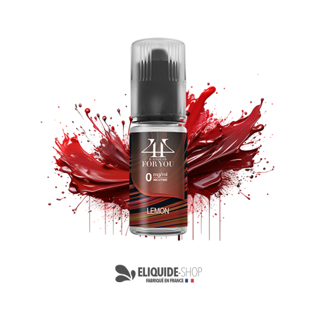 E-liquide Citron Lemon 4YOU 10 ml agrume acidulé rafraîchissant e-liquide pas cher