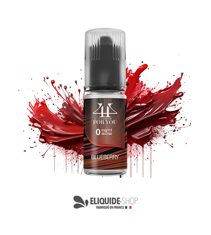 E-liquide Myrtille Blueberry 4YOU 10 ml fruit bleu sucré et acidulé e-liquide vapoteur