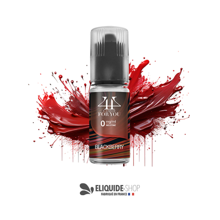 E-liquide Mûre Black Berry 4YOU 10 ml goût fruit noir intense vapoteuse pas cher