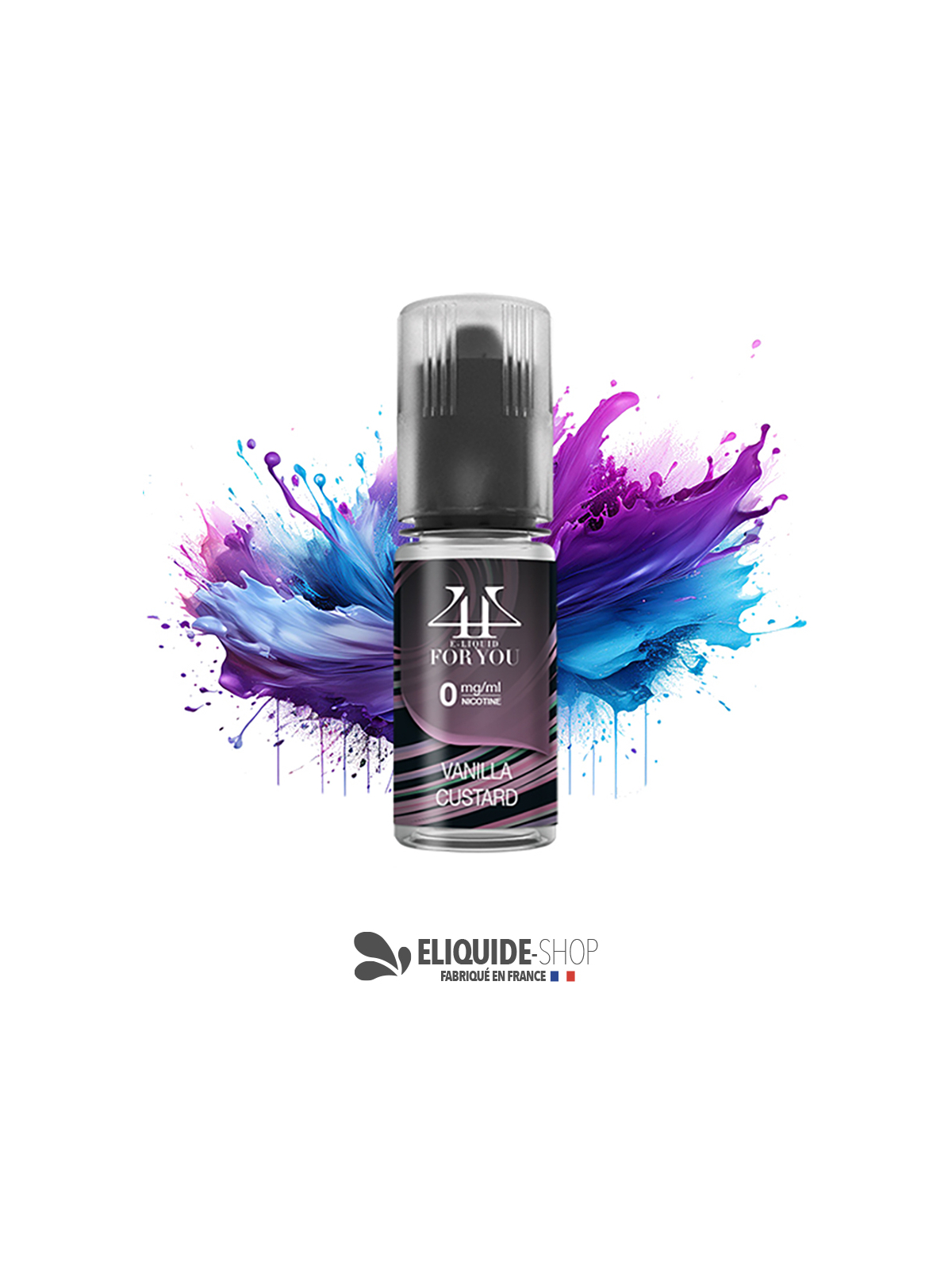 E-liquide Vanille Custard 4YOU 10 ml dessert gourmand crémeux e-liquide pas cher