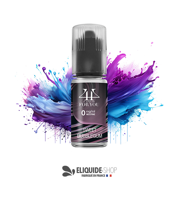 E-liquide Bubble Gum Sucré Sweet Bubble Gum 4YOU 10 ml saveur rétro gourmande vapoteuse