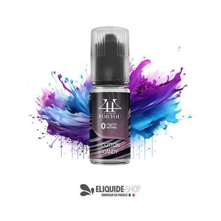 E-liquide Barbe à Papa Cotton Candy 4YOU 10 ml douceur sucrée fête foraine vapoteuse