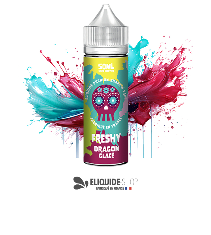 E-liquide DRAGON GLACÉ 50ML 50ML – FRESHY e-cigarette à petit prix