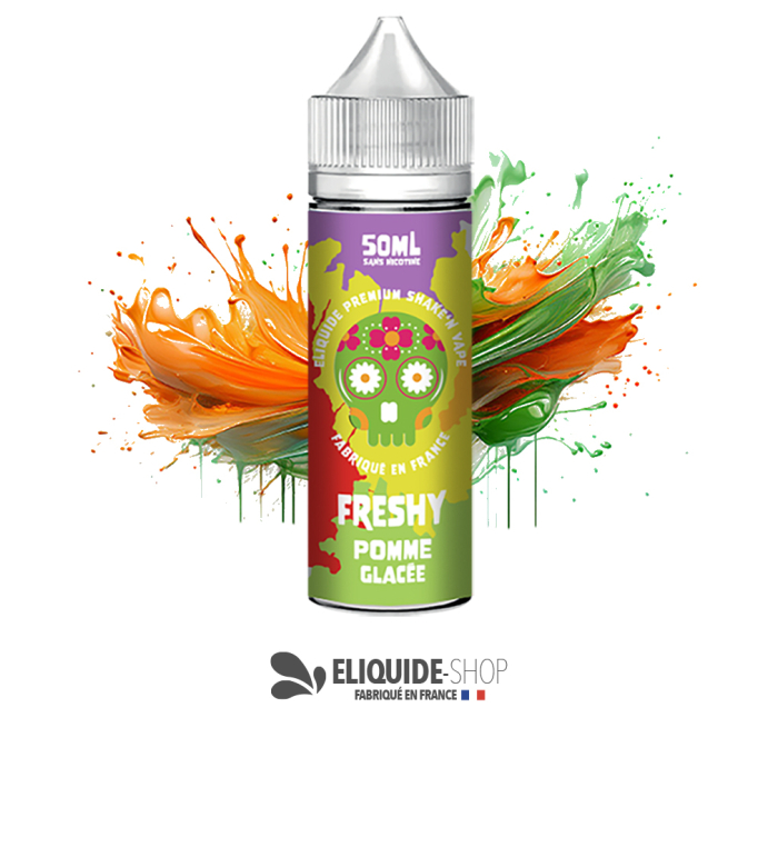 E-liquide POMME GLACÉE 50ML 50ML – FRESHY pour vapoteur