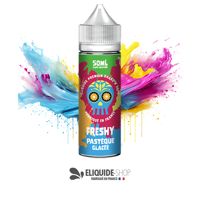E-liquide PASTÈQUE GLACÉE 50ML 50ML – FRESHY pas cher