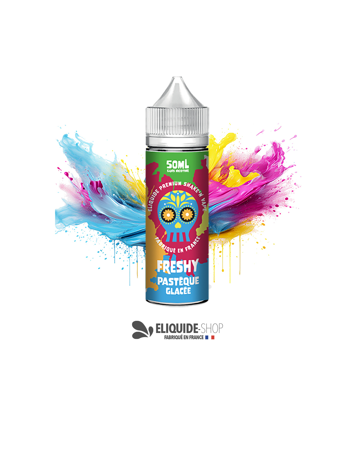 E-liquide PASTÈQUE GLACÉE 50ML 50ML – FRESHY pas cher