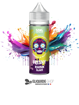 E-liquide RAISIN GLACÉ 50ML 50ML – FRESHY pour cigarette électronique sur eliquide-shop.fr