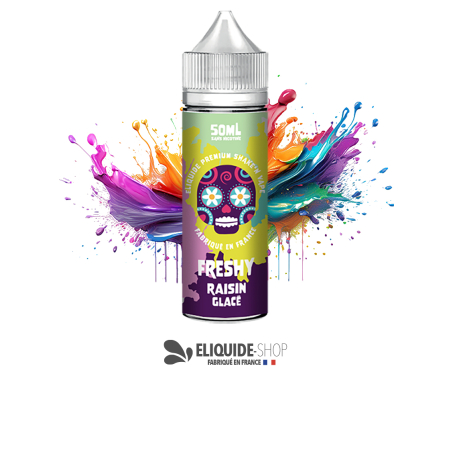 E-liquide RAISIN GLACÉ 50ML 50ML – FRESHY pour cigarette électronique sur eliquide-shop.fr